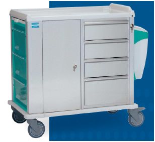 Wózki zabiegowe, organizacyjne i dokumentacyjne (szafki) FRANCEHOSPITAL PCM4