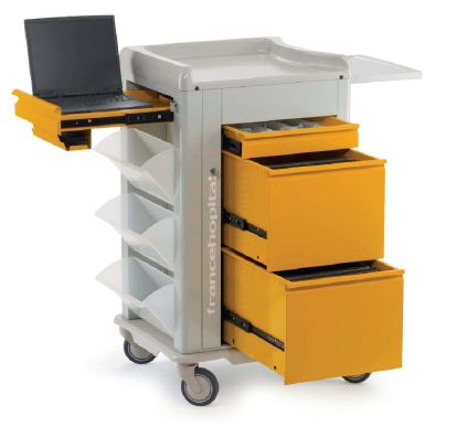 Wózki zabiegowe, organizacyjne i dokumentacyjne (szafki) FRANCEHOSPITAL SH