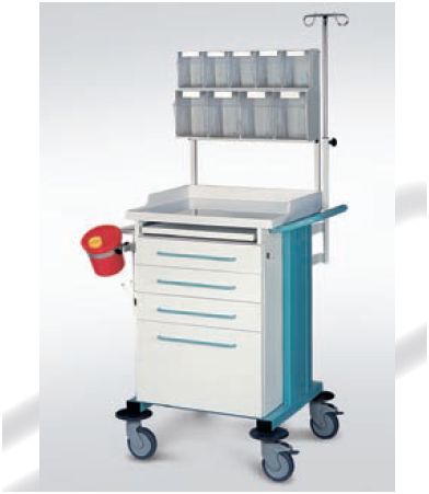 Wózki zabiegowe, organizacyjne i dokumentacyjne (szafki) TRIBO WK 72