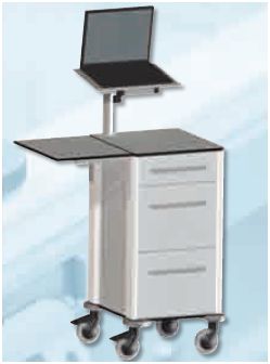 Wózki zabiegowe, organizacyjne i dokumentacyjne (szafki) Zarges Wózek na laptop Zarges