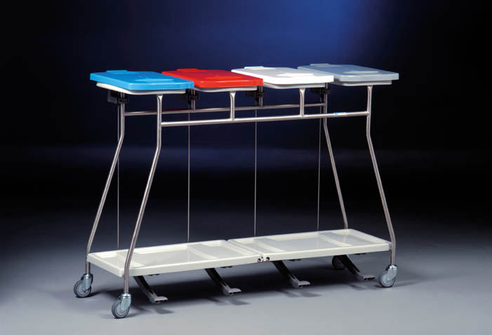 Zbieracze odpadów otwarte z obręczami na worki Hammerlit MS465LTD