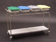 Zbieracze odpadów otwarte z obręczami na worki Hammerlit MS495L