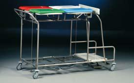 Zbieracze odpadów otwarte z obręczami na worki Hammerlit WU 473L (odpady)