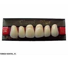 Zęby akrylowe do protez stomatologicznych FORMED Classic Plus przednie