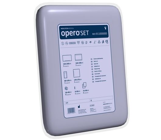 Zestawy do chirurgii ogólnej – obłożenia pola operacyjnego Mercator Medical opero® SET podstawowy