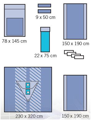 Zestawy do ortopedii – obłożenia pola operacyjnego OneMed 1235-02