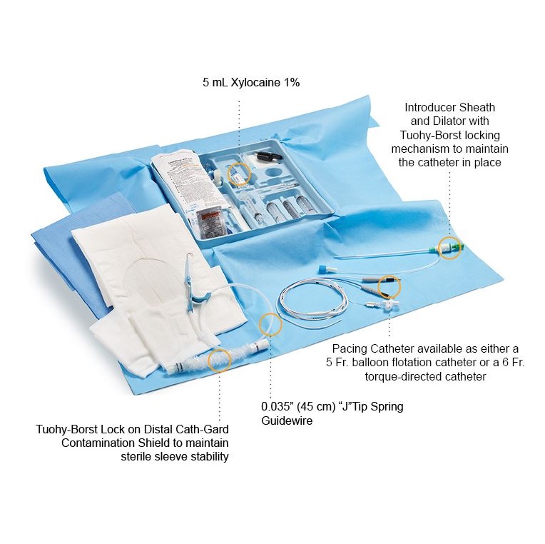 Zestawy do zakładania cewników do stymulacji serca Teleflex Arrow Temporary Pacing Catheter Kit