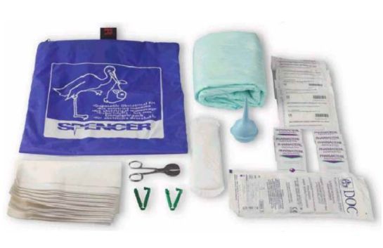 Zestawy zabiegowe sprzętów jednorazowych SPENCER porodowy
