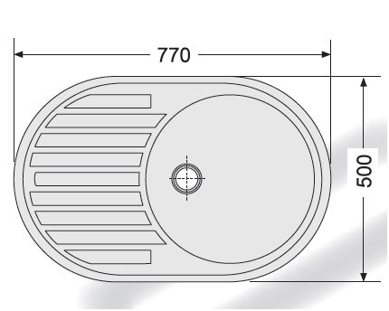 Zlewy TRIBO typ W 322