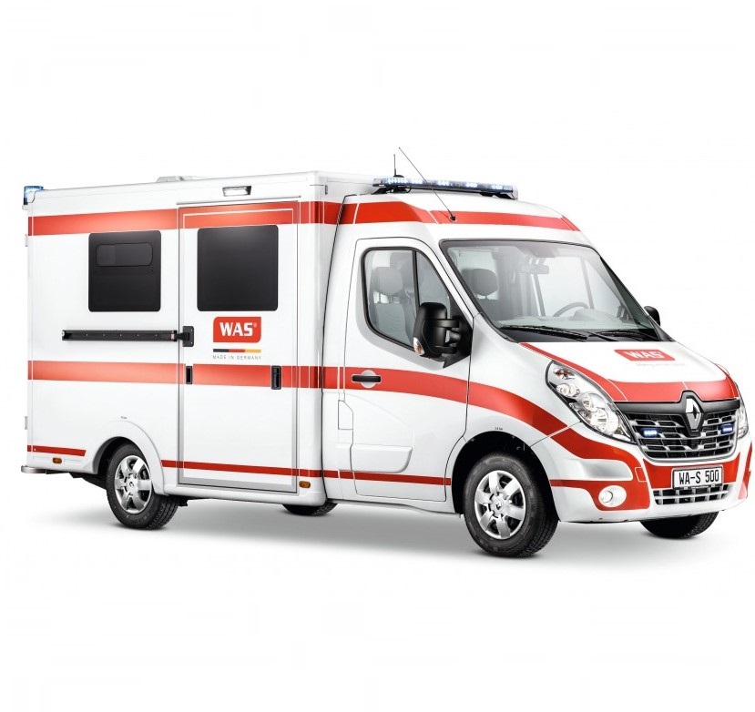 Ambulanse W.A.S. Renault Master – kontenerowy typ C