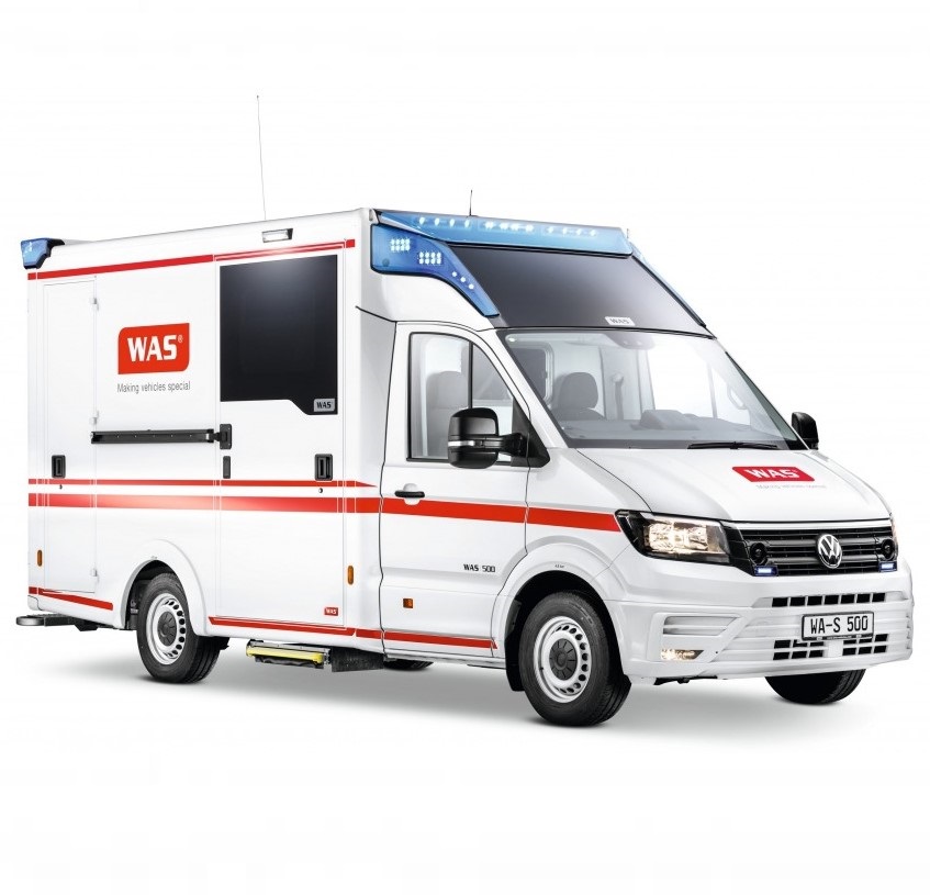 Ambulanse W.A.S. Volkswagen Crafter – kontenerowy typ C