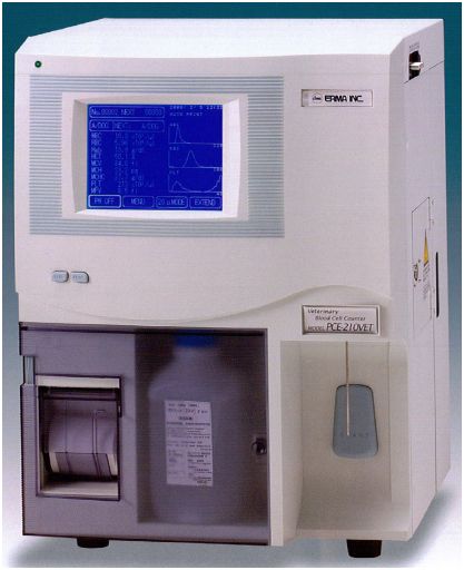 Analizatory hematologiczne weterynaryjne ERMA Inc. PCE-210  VET