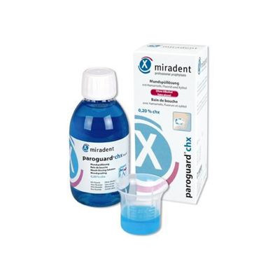 Antyseptyki do rąk i skóry miradent Paroguard chx