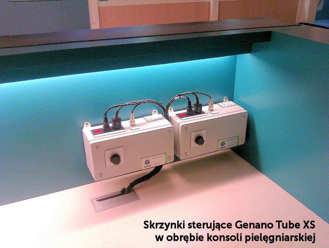 Aparaty do dekontaminacji powietrza - oczyszczacze powietrza Genano Genano Tube XS