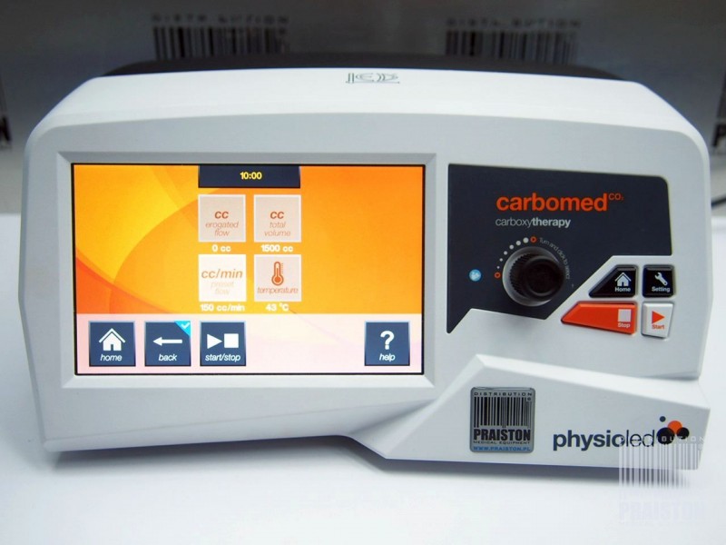 Aparaty do karboksyterapii używane Physioled CARBOMED CO2. - Praiston rekondycjonowany