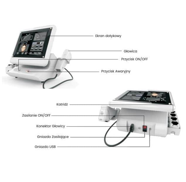 Aparaty do terapii ultradźwiękowej w kosmetologii B/D HIFU 2D/3D