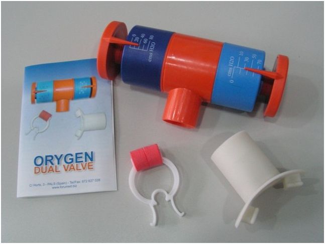 Aparaty do treningu oddychania - trenażery mięśni oddechowych AusEuroMed Orygen Dual Valve System