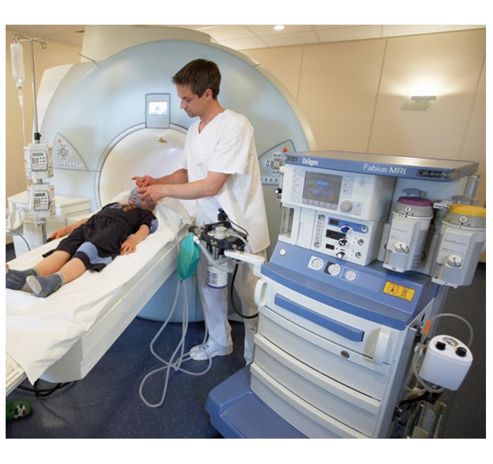 Aparaty do znieczulenia do stosowania w środowisku MRI Dräger Fabius MRI