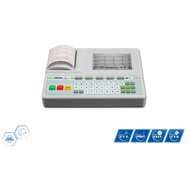 Aparaty EKG - Elektrokardiografy ASPEL GREEN v.05.101 / GREEN v.06.101