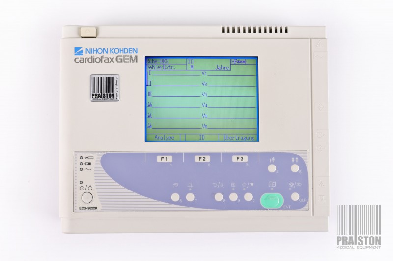 Aparaty EKG - Elektrokardiografy używane B/D Nihon Kohden ECG-9022K - Praiston rekondycjonowany