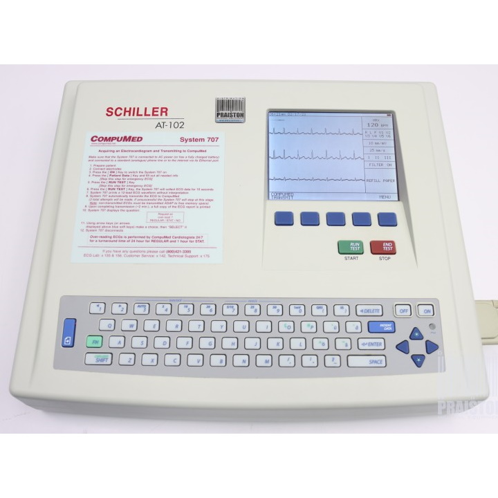 Aparaty EKG - Elektrokardiografy używane B/D Schiller Cardiovit AT-102 - Praiston rekondycjonowany