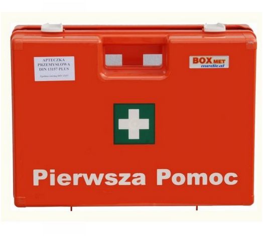 Apteczki do zakładów pracy Boxmet DIN 13157 w walizce [ABW 2x157]