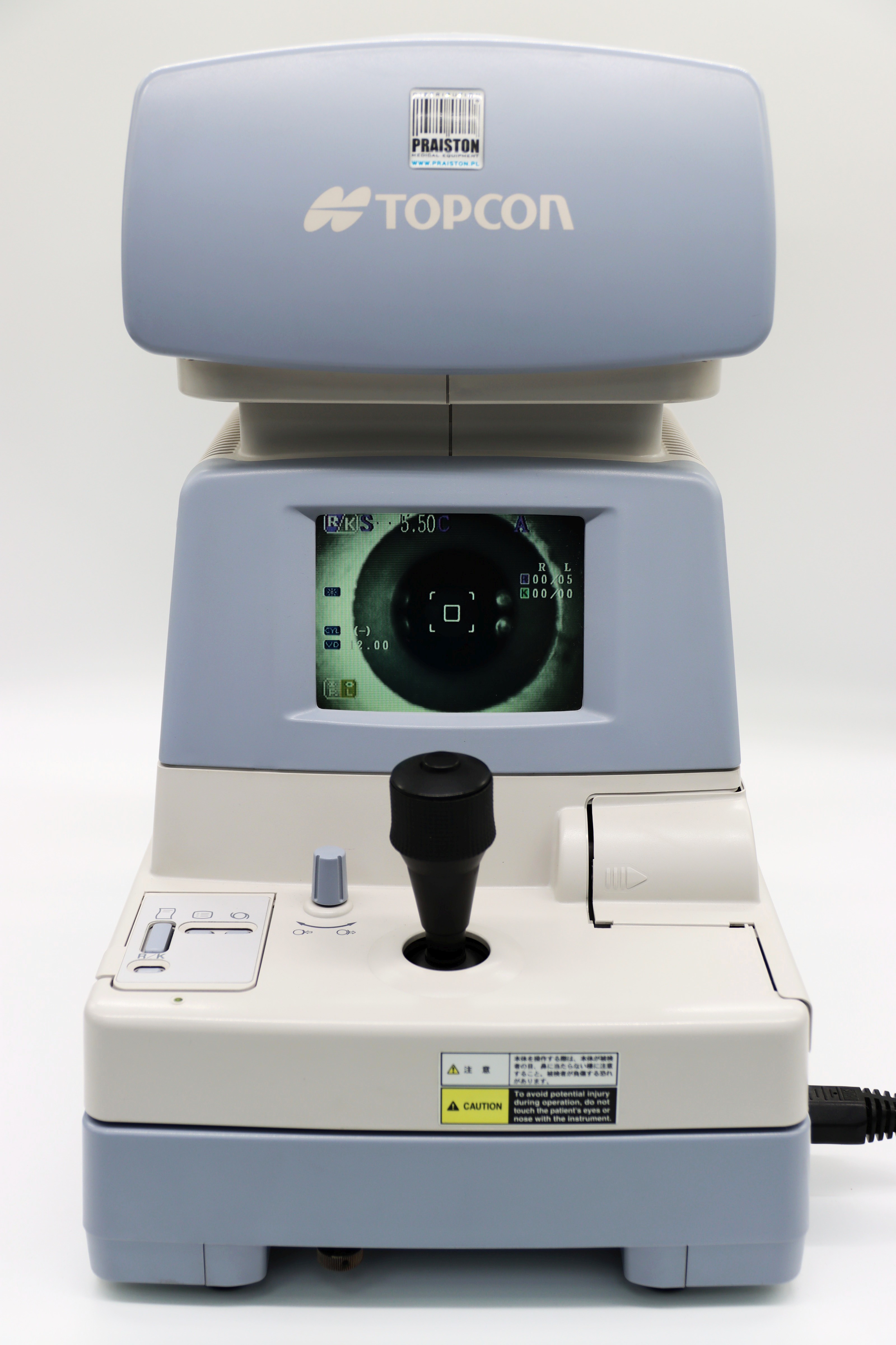 Autorefraktometry (autokeratorefraktometry) używane Topcon KR-8800 - Praiston rekondycjonowany