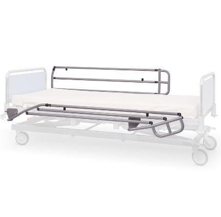 Barierki boczne (poręcze) do łóżek medycznych Metalowiec sp. z o.o. Poręcze boczne