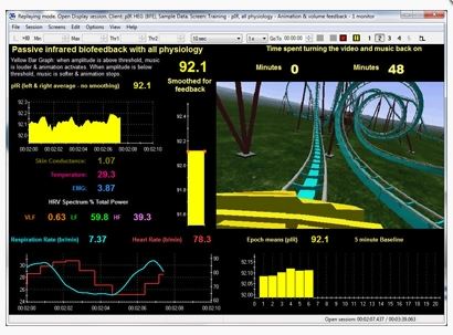 Biofeedback HEG Thought Technology pIR HEG