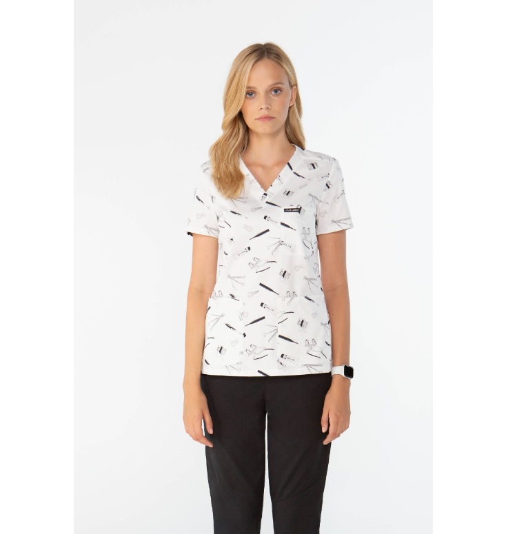 Bluzy, marynarki, żakiety medyczne Louis Lanier DENTISTRY WHITE
