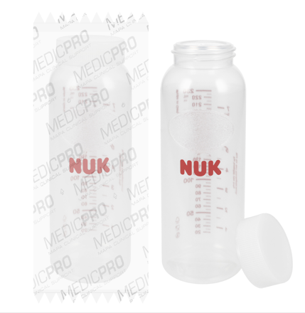 Butelki do przechowywania pokarmu NUK 140 ml / 230 ml sterylne