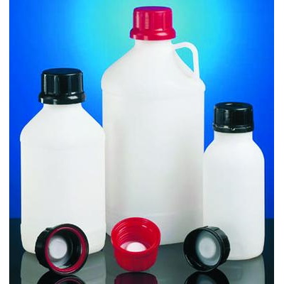 Butle, kanistry i butelki laboratoryjne Kautex HDPE wąska szyjka