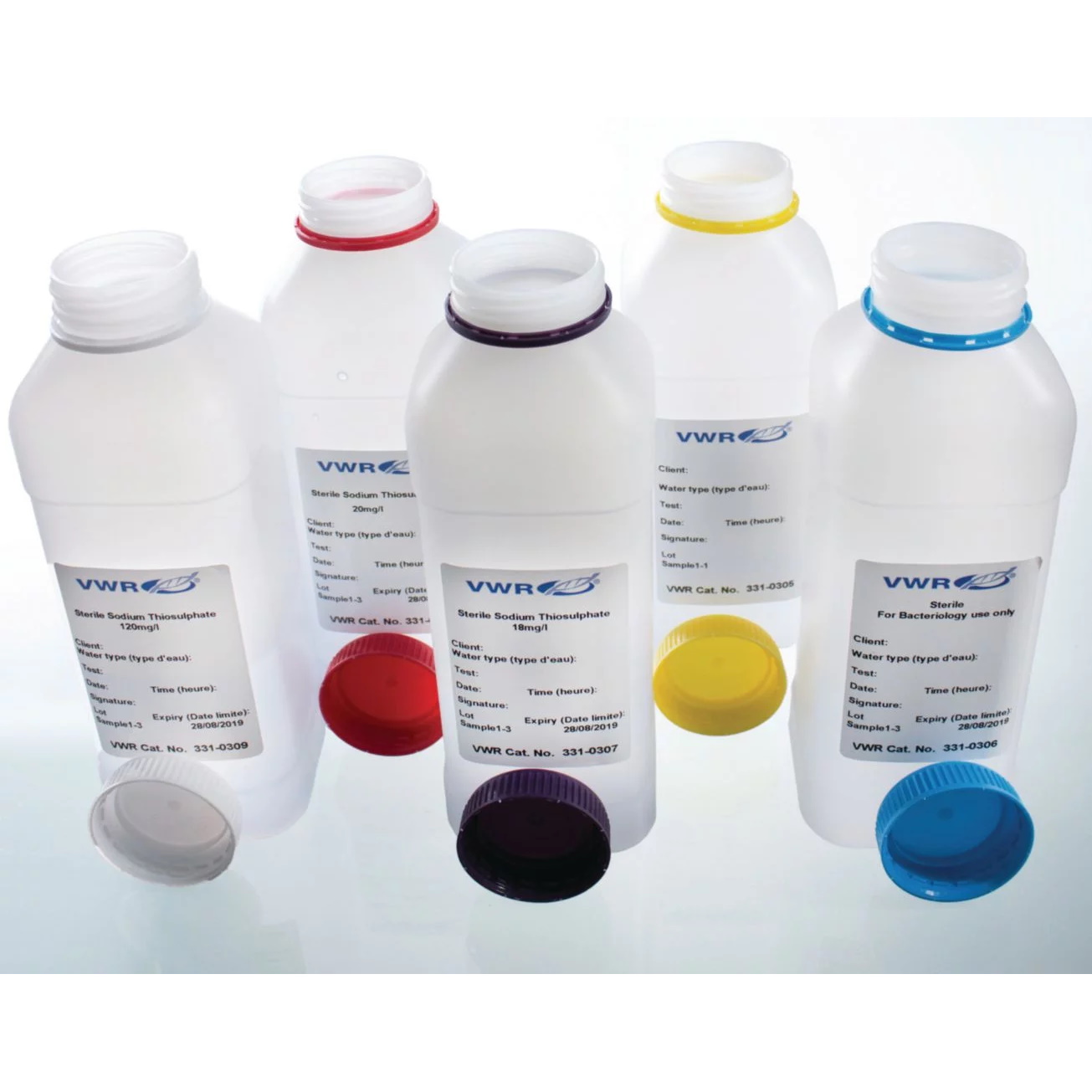 Butle, kanistry i butelki laboratoryjne VWR HDPE do pobierania wody