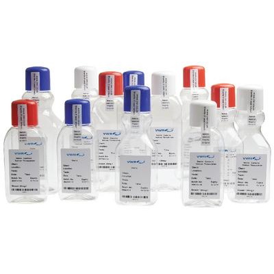 Butle, kanistry i butelki laboratoryjne VWR PET do pobierania próbek wody