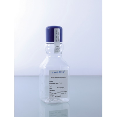 Butle, kanistry i butelki laboratoryjne VWR PET do próbek wody kwadratowe sterylne