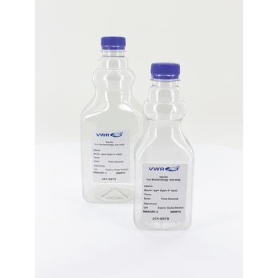 Butle, kanistry i butelki laboratoryjne VWR PET do próbek wody sterylne