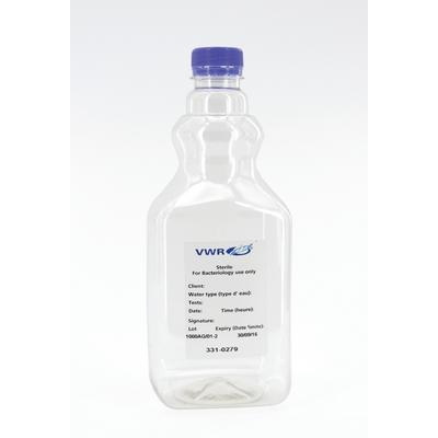 Butle, kanistry i butelki laboratoryjne VWR PET do próbek wody sterylne