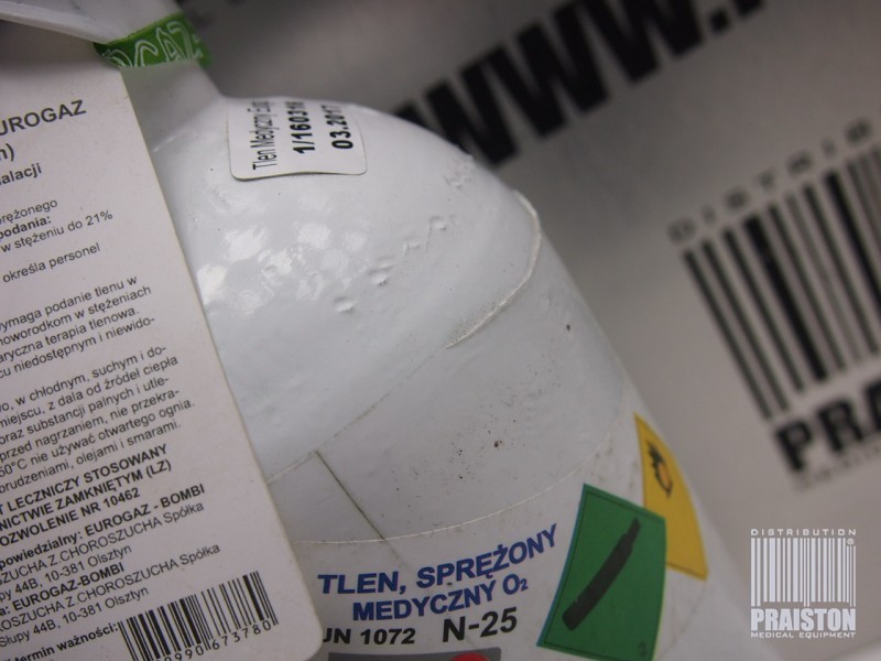 Butle tlenowe używane b/d 2L - Praiston rekondycjonowany