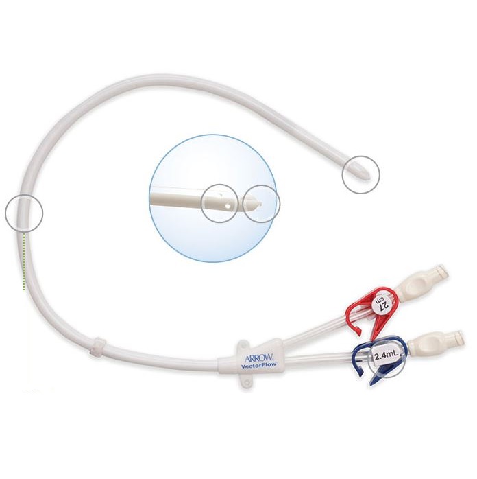Cewniki dwukanałowe do dializ Teleflex Arrow-Clark VectorFlow