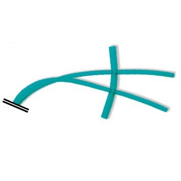 Cewniki weterynaryjne podwójne do podawania tlenu VYGON 596.14