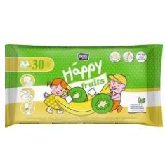 Chusteczki nasączone dla niemowląt i dzieci TZMO Bella Baby Happy Fruits Kiwi i Banan