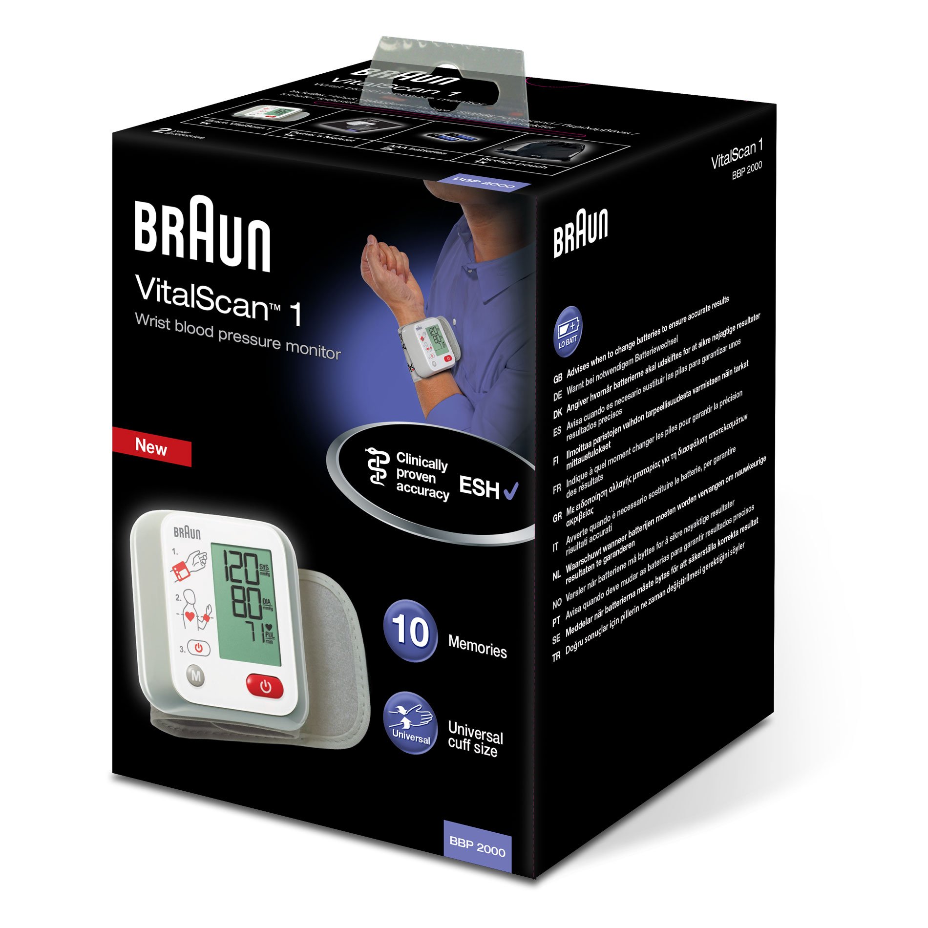 Ciśnieniomierze elektroniczne BRAUN VitalScan 1 BBP2000