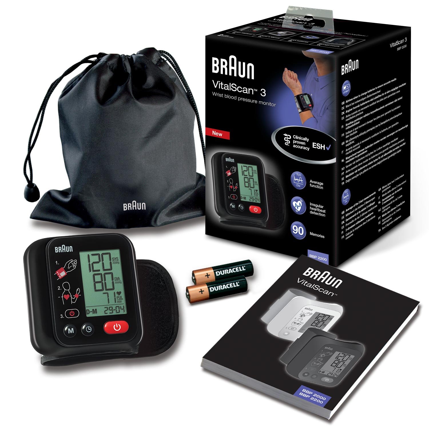 Ciśnieniomierze elektroniczne BRAUN VitalScan 3 BBP2200