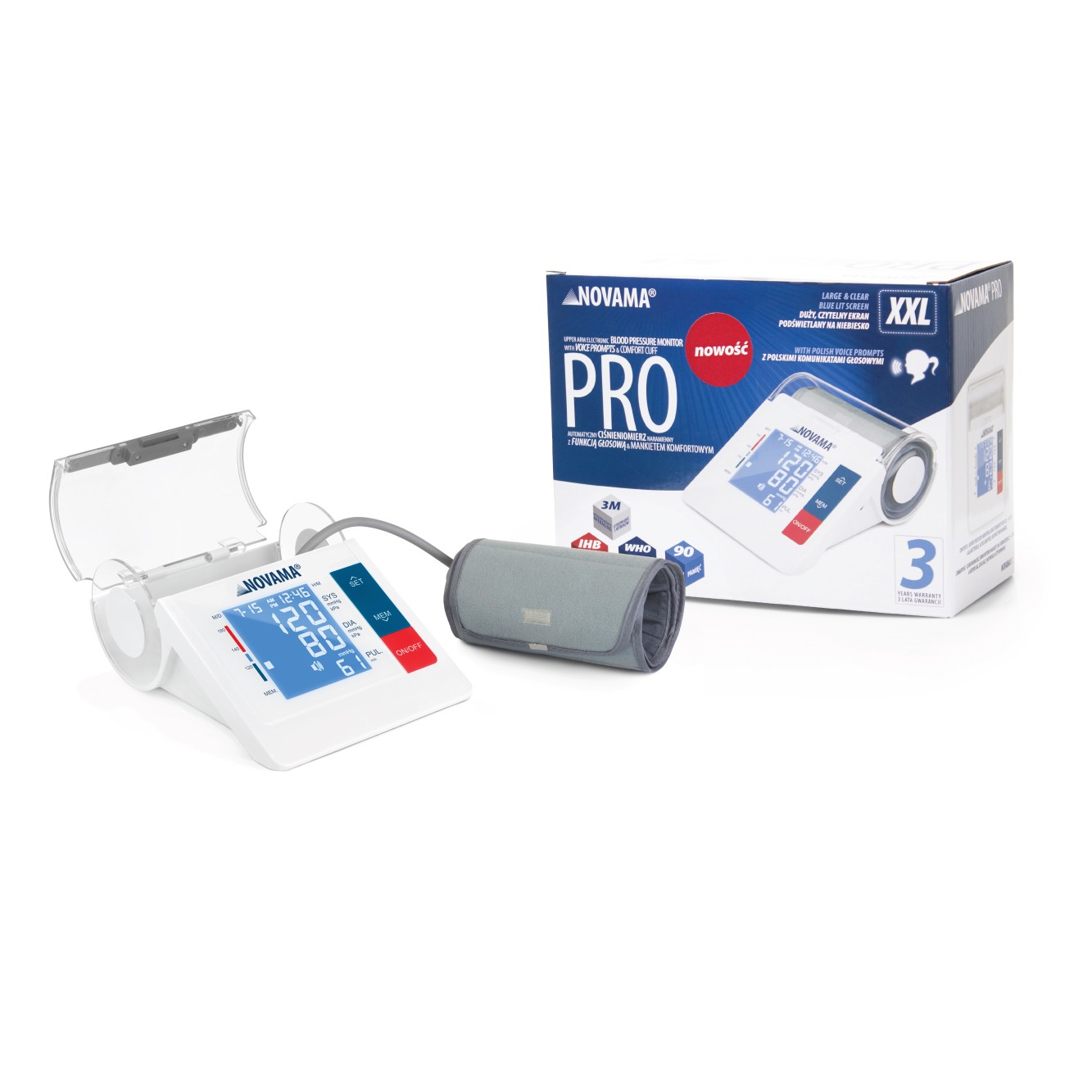 Ciśnieniomierze elektroniczne NOVAMA PRO