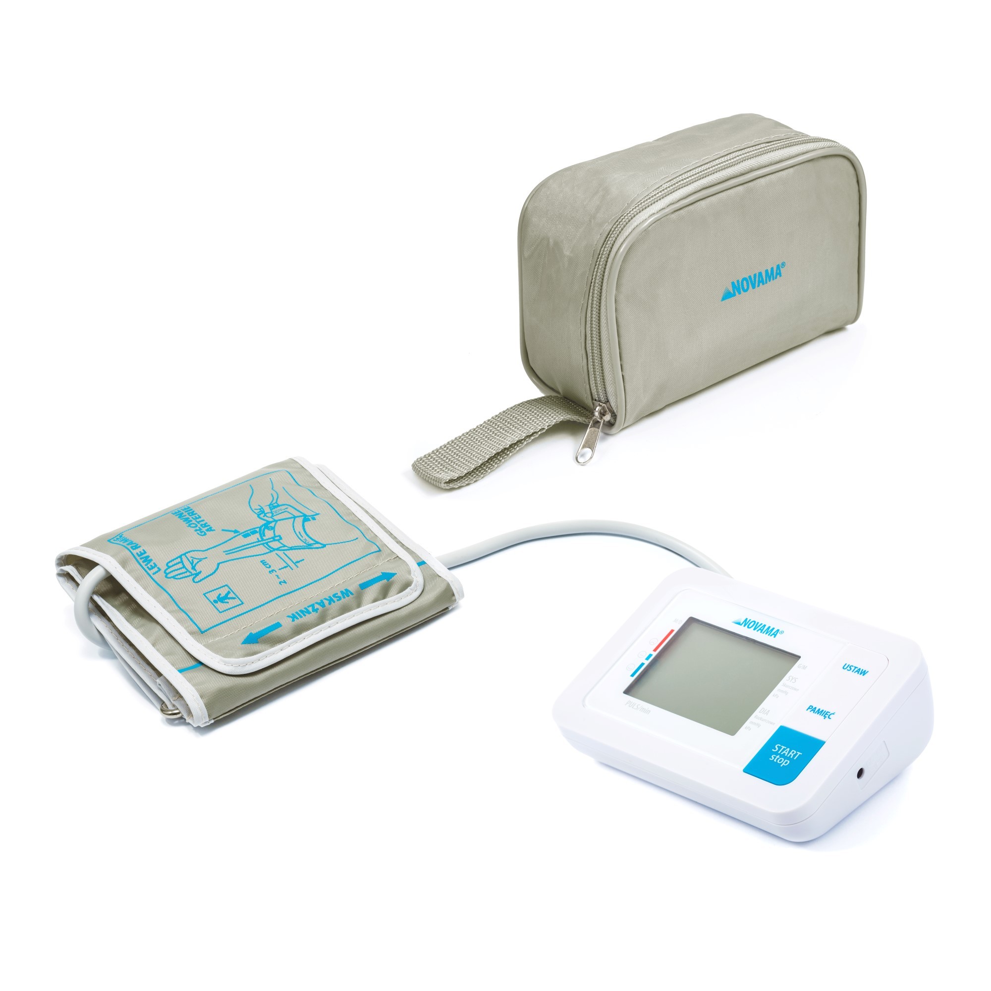 Ciśnieniomierze elektroniczne NOVAMA WHITE F