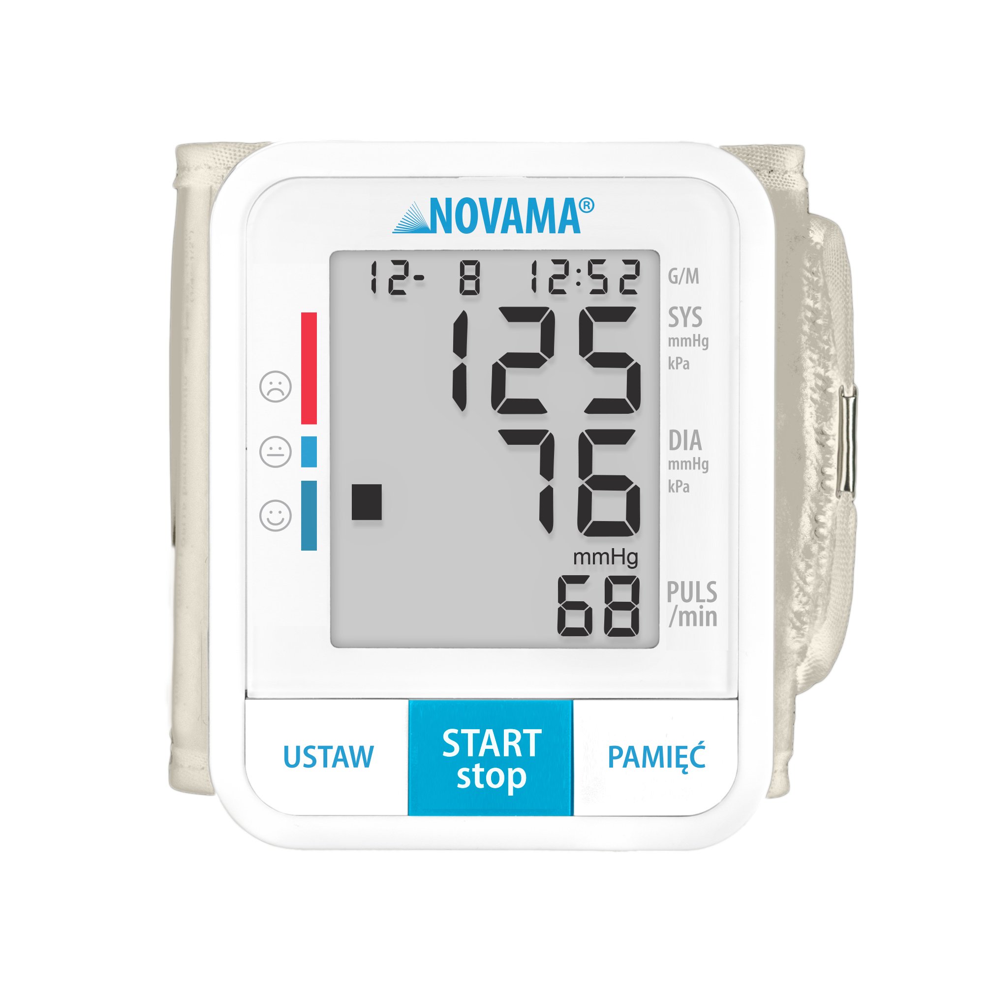 Ciśnieniomierze elektroniczne NOVAMA WHITE W