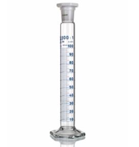 Cylindry miarowe szklane SIMAX z korkiem plastikowym
