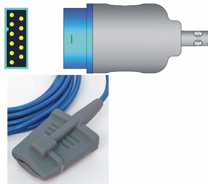 Czujniki SpO2 do kardiomonitorów Unimed Medical Supplies Inc GE MARQUETTE, DASH, SOLAR U410S-21