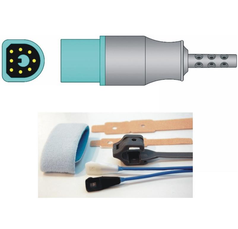 Czujniki SpO2 do kardiomonitorów Unimed Medical Supplies Inc PHILIPS U810-91