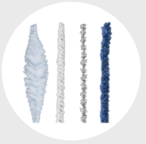 Czyściki giętkie do czyszczenia wyrobów medycznych Interlock czyściki